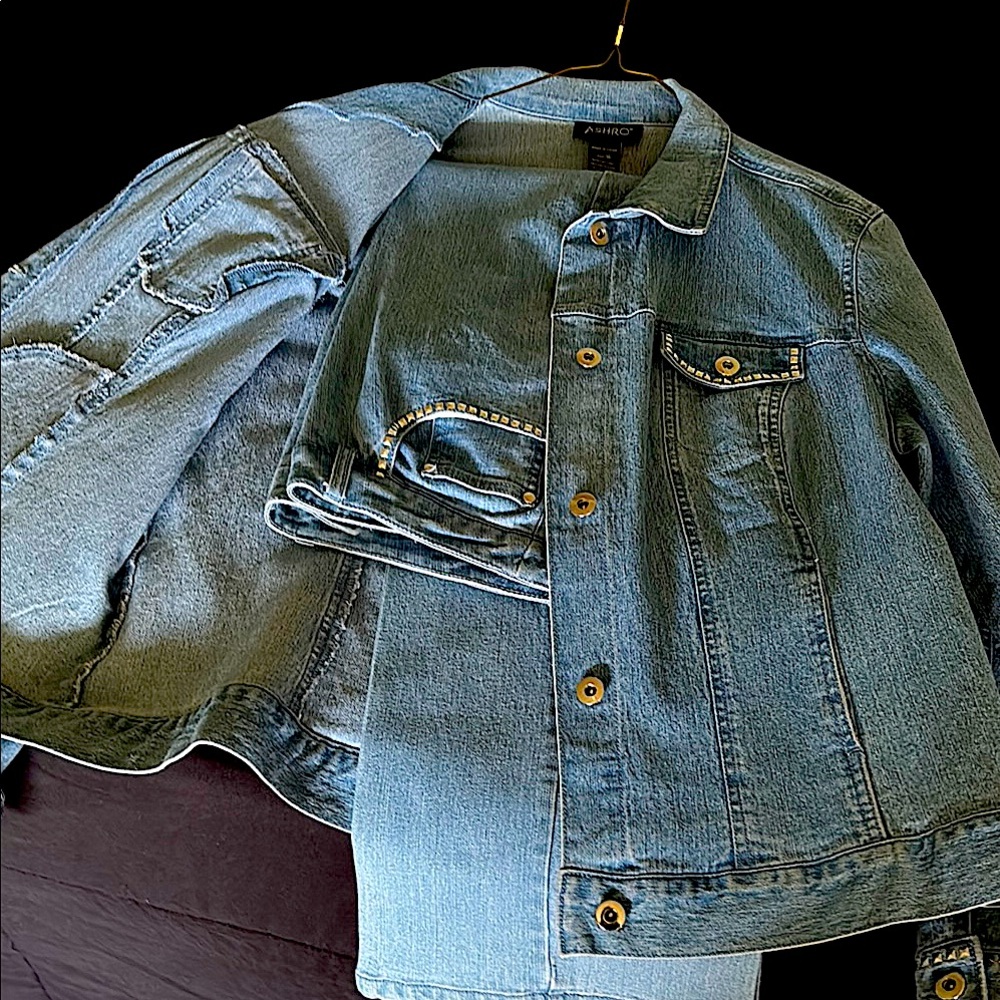 AMIRI Light Blue Denim Jacket